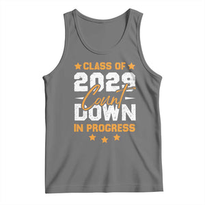 Class Of 2029 Count Down Graduating Tank Top TS10 Black Heather Print Your Wear
