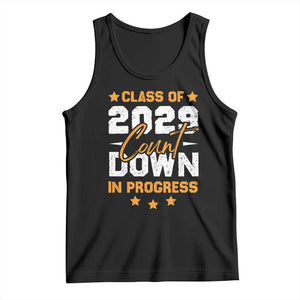 Class Of 2029 Count Down Graduating Tank Top TS10 Black Print Your Wear