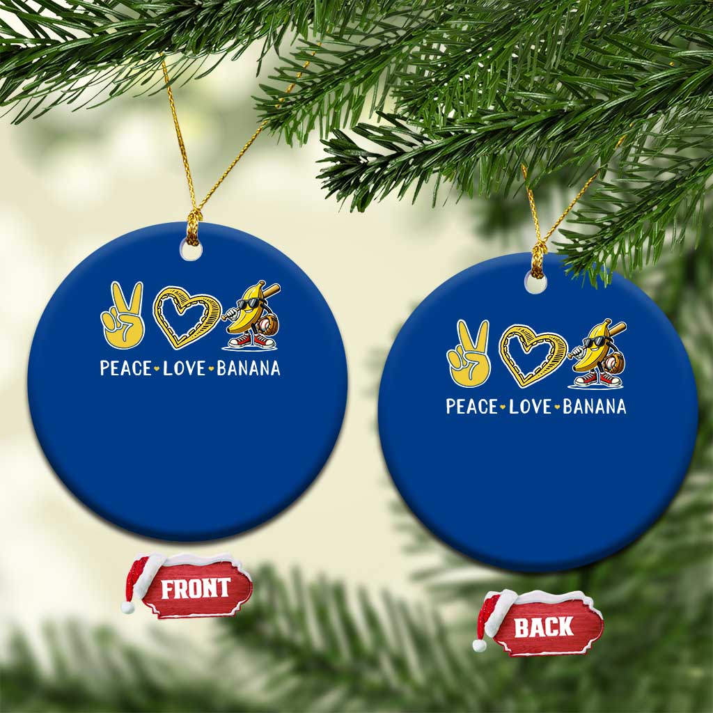Funny Love Bananas Ceramic Ornament Cute Banana Gifts TS10 1pc Blue Print Your Wear