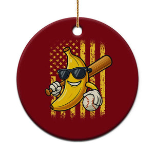 Retro Bananas Ceramic Ornament Vintage American Flag Banana Lover TS10 1pc Red Print Your Wear