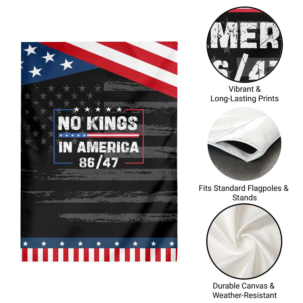 No Kings in America Garden Flag 86 47 Impeach 47 TS10 Print Your Wear