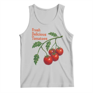 Subtle FDT Tank Top Fresh Delicious Tomatoes Retro Tomato Vine Graphic Political Humor TS10 Ash Print Your Wear