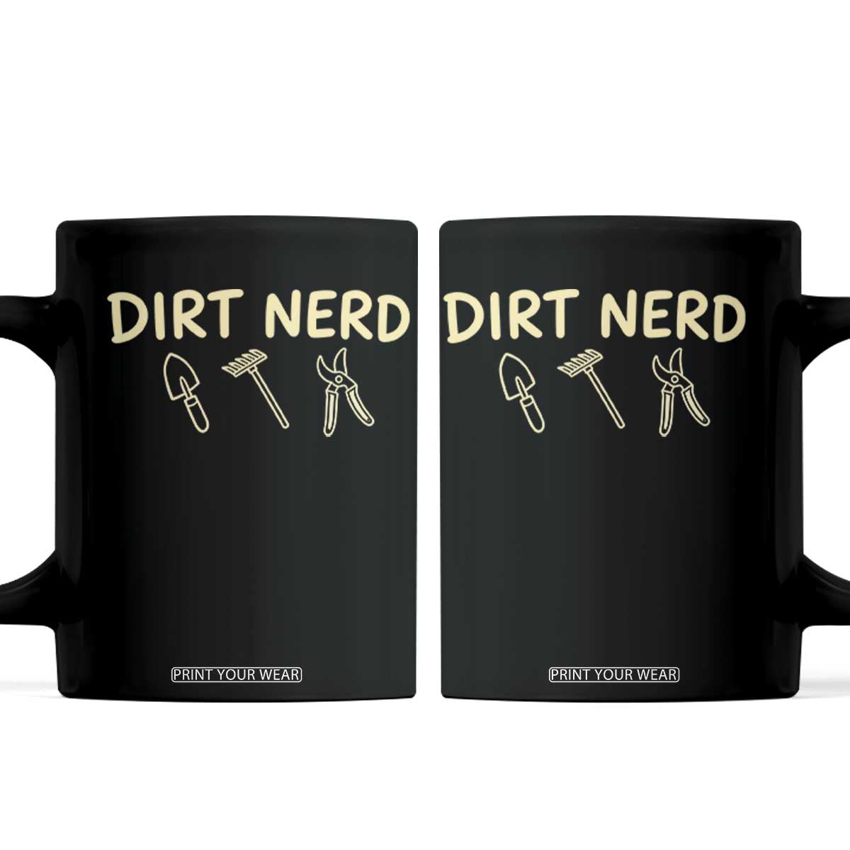 Dirt Nerd Coffee Mug Funny Gardening Lover Gardener TS10 Black Print Your Wear