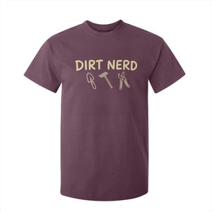Dirt Nerd T Shirt For Kid Funny Gardening Lover Gardener TS10 Maroon Print Your Wear
