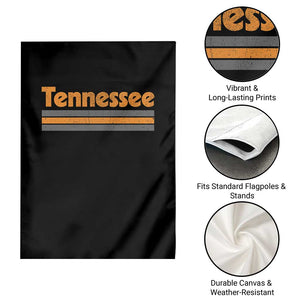 Vintage Tennessee Garden Flag Retro Classic TN Orange Print Retro Three Stripe TS10 Print Your Wear