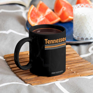 Vintage Tennessee Coffee Mug Retro Classic TN Orange Print Retro Three Stripe TS10 Print Your Wear