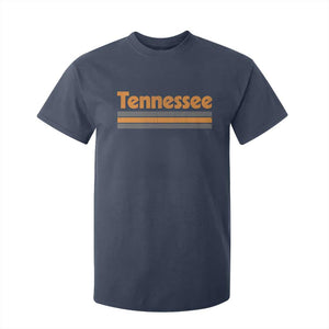 Vintage Tennessee T Shirt For Kid Retro Classic TN Orange Print Retro Three Stripe TS10 Navy Print Your Wear