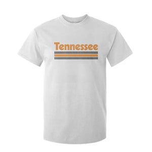 Vintage Tennessee T Shirt For Kid Retro Classic TN Orange Print Retro Three Stripe TS10 White Print Your Wear