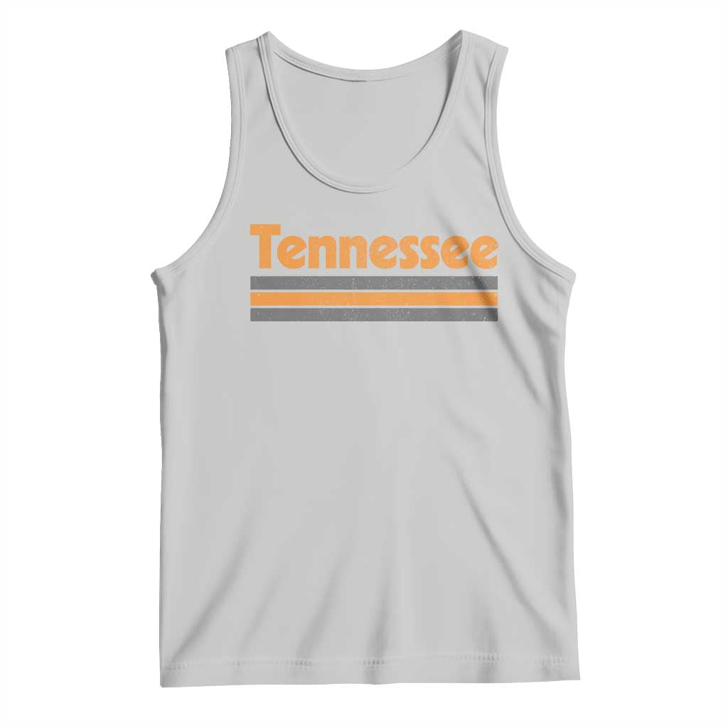 Vintage Tennessee Tank Top Retro Classic TN Orange Print Retro Three Stripe TS10 Ash Print Your Wear
