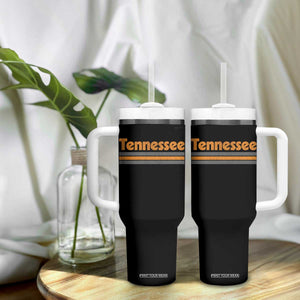 Vintage Tennessee Tumbler With Handle Retro Classic TN Orange Print Retro Three Stripe TS10 Print Your Wear