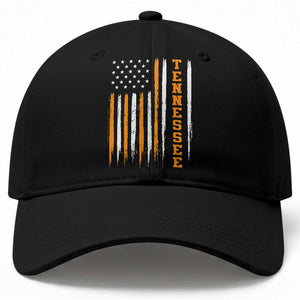Vintage Tennessee Baseball Cap Retro Classic TN Orange Print Retro American Flag TS10 Print Your Wear