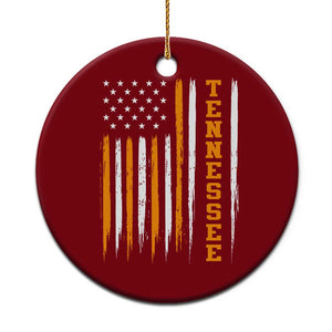 Vintage Tennessee Ceramic Ornament Retro Classic TN Orange Print Retro American Flag TS10 1pc Red Print Your Wear