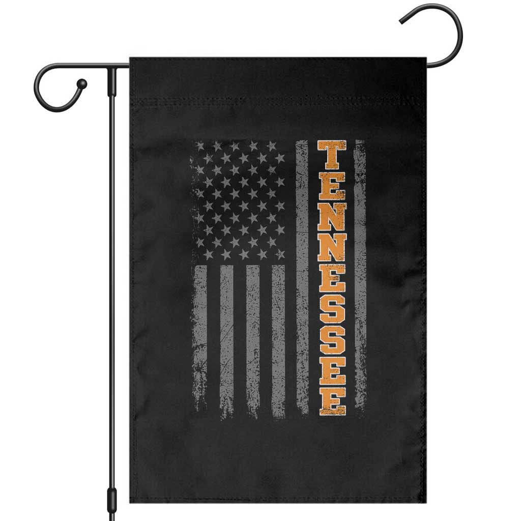 Vintage Tennessee Garden Flag Retro Orange TN American Flag Patriotic US State TS10 Black Print Your Wear