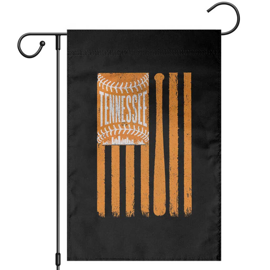 Vintage Tennessee Garden Flag Retro Classic TN Orange Retro Baseball American US Flag TS10 Black Print Your Wear