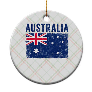 Vintage Australia Flag Ceramic Ornament Distressed Patriotic Country Pride Graphic TS10 1pc Christmas Plaid Print Your Wear