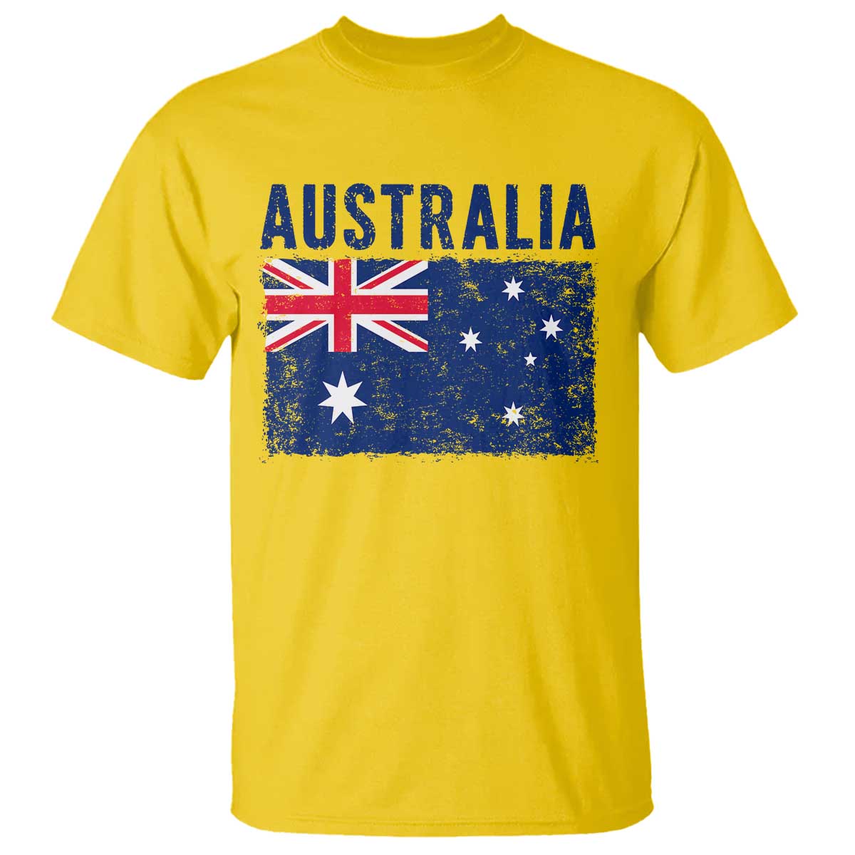 Vintage Australia Flag T Shirt Distressed Patriotic Country Pride Graphic TS10 Daisy Print Your Wear