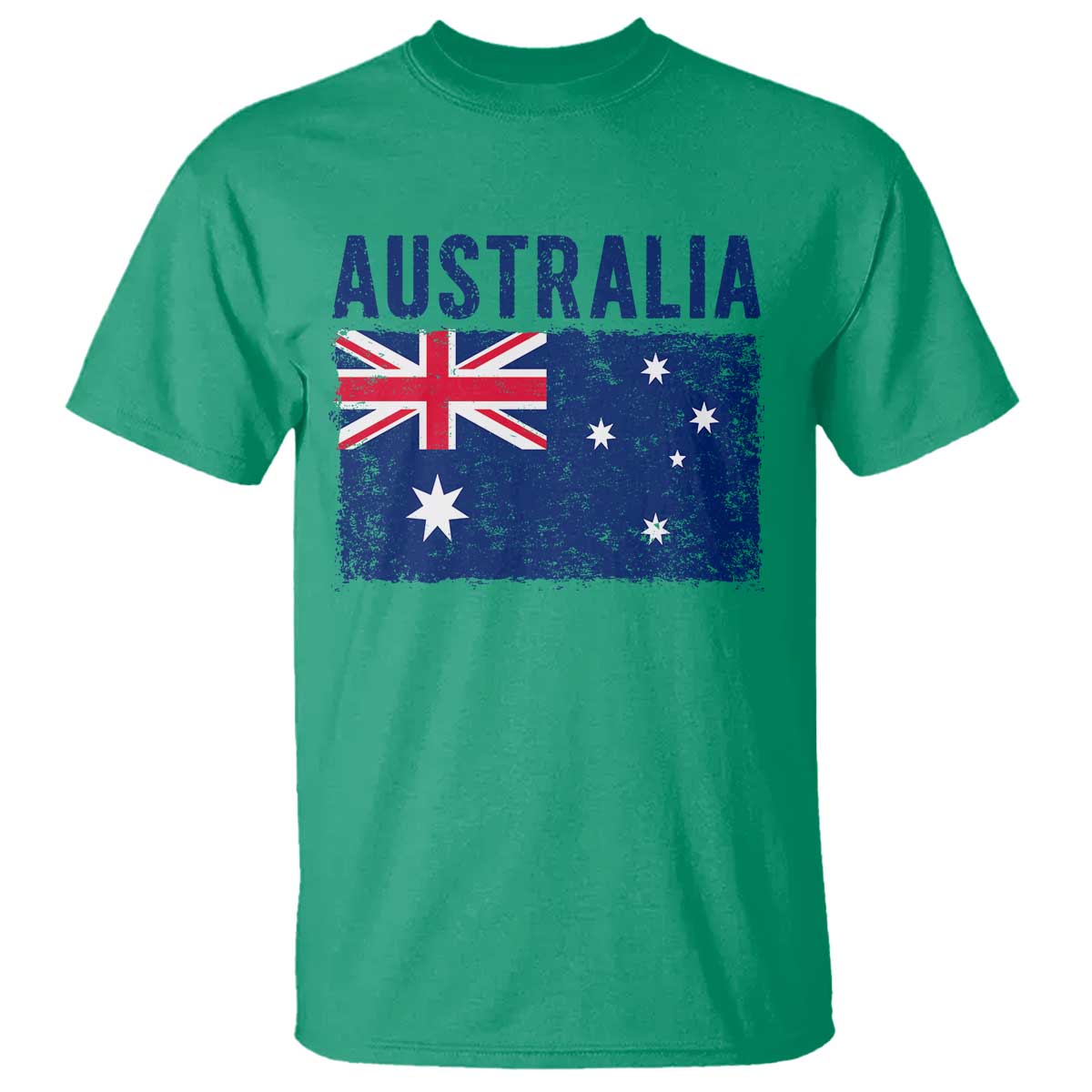 Vintage Australia Flag T Shirt Distressed Patriotic Country Pride Graphic TS10 Irish Green Print Your Wear