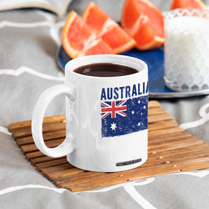 Vintage Australia Flag Coffee Mug Distressed Patriotic Country Pride Graphic TS10 Print Your Wear