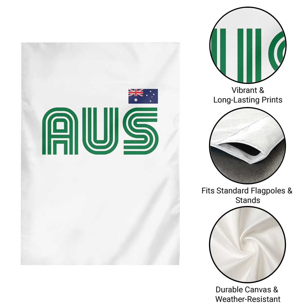 Retro Australia Garden Flag AUS Green Australian Flag Country Pride Graphic TS10 Print Your Wear