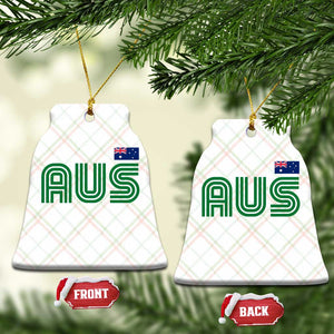 Retro Australia Ceramic Ornament AUS Green Australian Flag Country Pride Graphic TS10 Print Your Wear