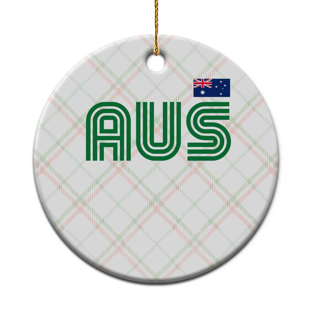 Retro Australia Ceramic Ornament AUS Green Australian Flag Country Pride Graphic TS10 1pc Christmas Plaid Print Your Wear