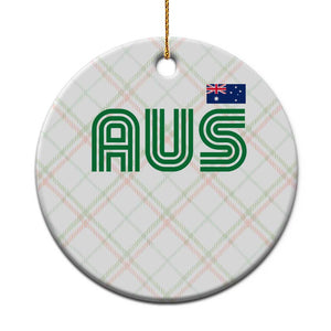 Retro Australia Ceramic Ornament AUS Green Australian Flag Country Pride Graphic TS10 1pc Christmas Plaid Print Your Wear