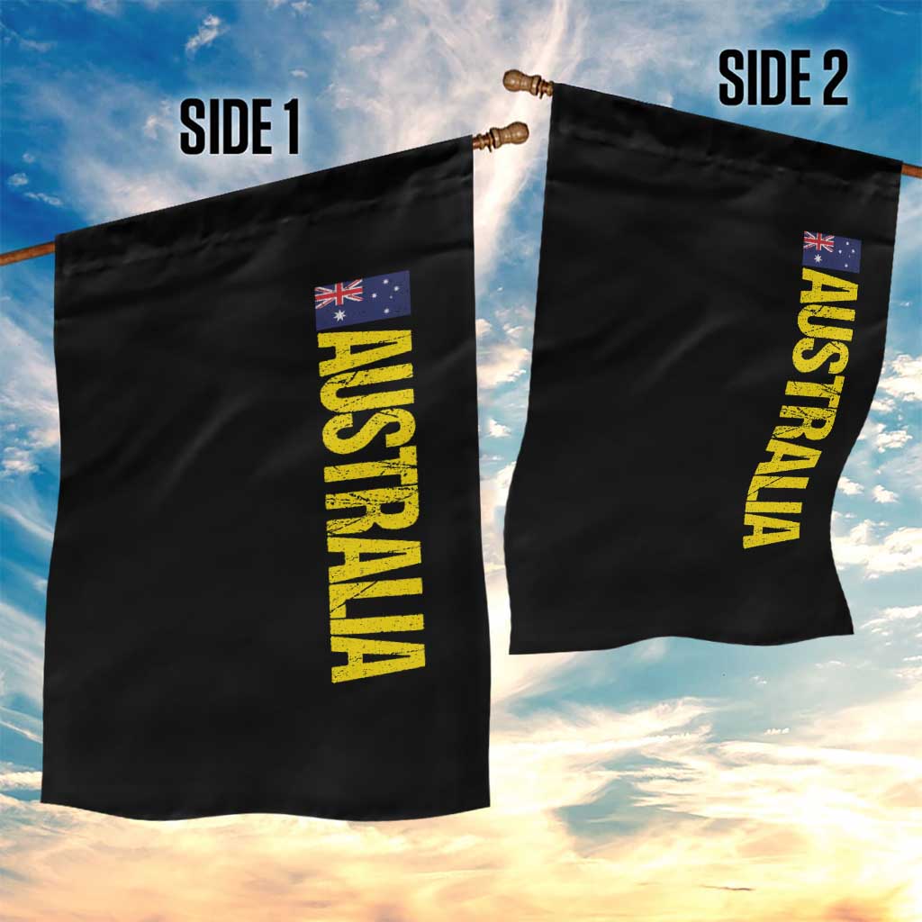 Australia Flag Garden Flag Patriotic Country Pride Vertical Text Graphic TS10 Print Your Wear