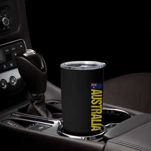 Australia Flag Tumbler Cup Patriotic Country Pride Vertical Text Graphic TS10 Print Your Wear