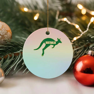 Vintage Kangaroo Australia Ceramic Ornament Patriotic Country Pride Graphic Aussie Roo Kangaroo TS10 1pc Pastel Print Your Wear