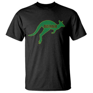 Vintage Kangaroo Australia T Shirt Patriotic Country Pride Graphic Aussie Roo Kangaroo TS10 Black Print Your Wear