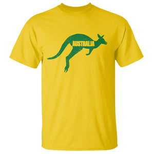 Vintage Kangaroo Australia T Shirt Patriotic Country Pride Graphic Aussie Roo Kangaroo TS10 Daisy Print Your Wear