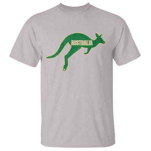 Vintage Kangaroo Australia T Shirt Patriotic Country Pride Graphic Aussie Roo Kangaroo TS10 Ice Gray Print Your Wear