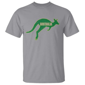 Vintage Kangaroo Australia T Shirt Patriotic Country Pride Graphic Aussie Roo Kangaroo TS10 Sport Gray Print Your Wear