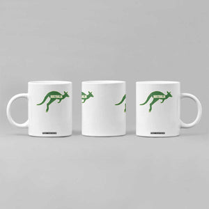 Vintage Kangaroo Australia Coffee Mug Patriotic Country Pride Graphic Aussie Roo Kangaroo TS10 Print Your Wear