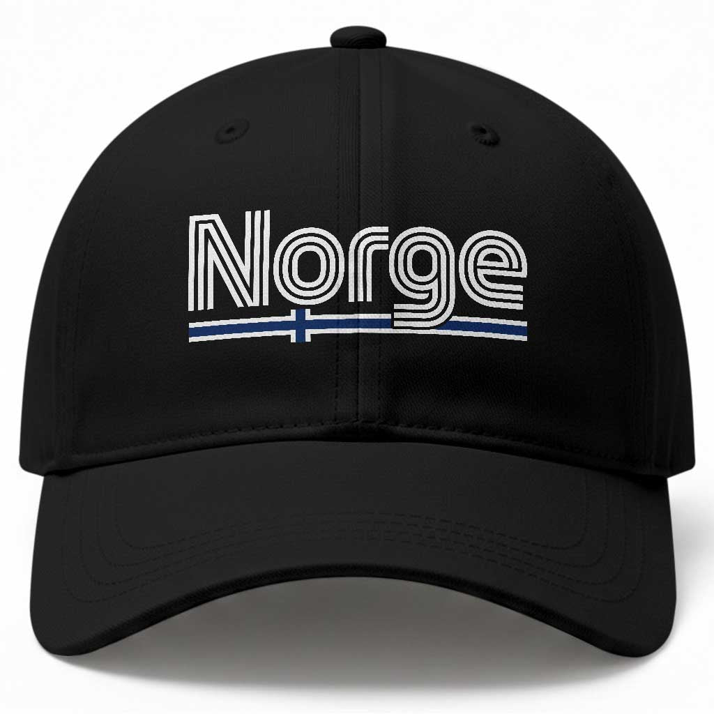Retro Vintage Norge Flag Baseball Cap Norway Norwegian Pride Heritage Scandinavian TS10 Print Your Wear
