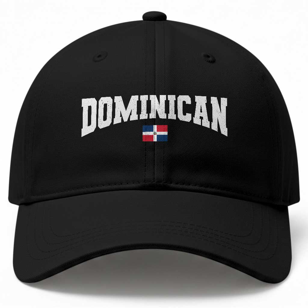 Vintage Dominican Republic Flag Baseball Cap Retro Varsity Caribbean Pride Heritage Gift TS10 Print Your Wear