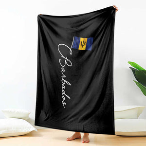 Barbados Flag Throw Blanket Elegant Barbados Pride Patriotic Island Heritage Gift TS10 Print Your Wear