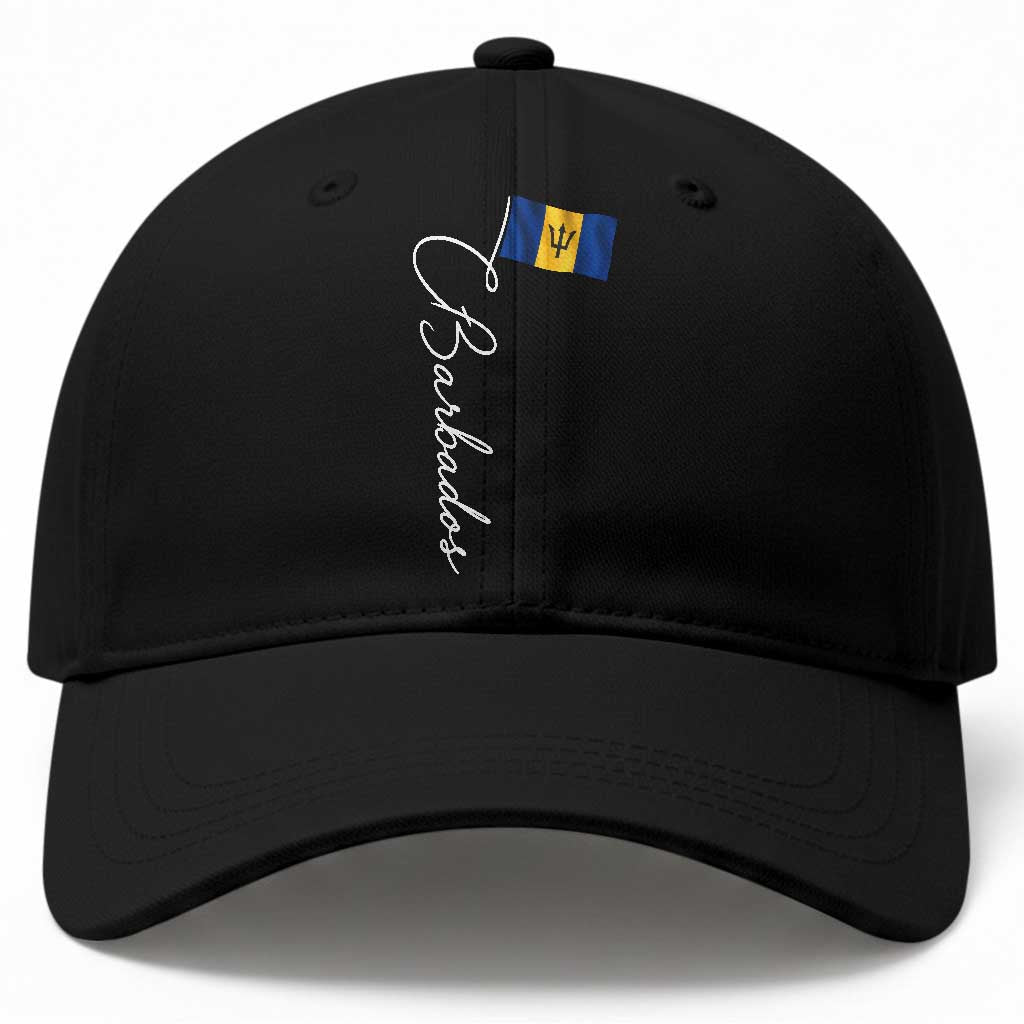 Barbados Flag Baseball Cap Elegant Barbados Pride Patriotic Island Heritage Gift TS10 Print Your Wear