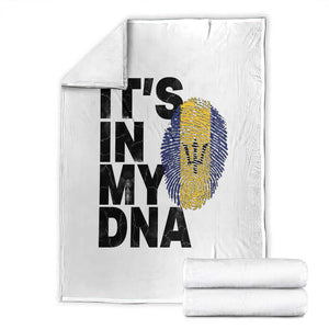 It's In My DNA Barbados Barbadian Throw Blanket Pride Heritage Patriotic Gift TS10 White Print Your Wear