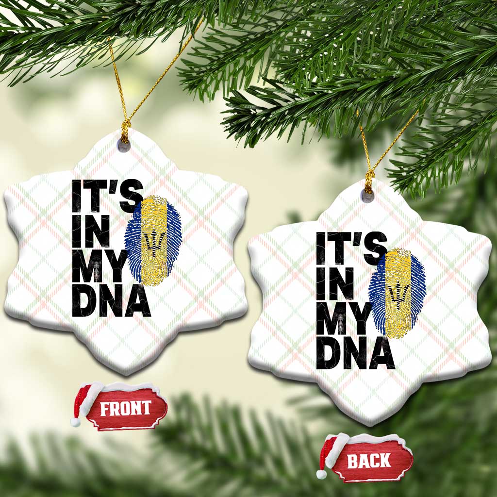 It's In My DNA Barbados Barbadian Ceramic Ornament Pride Heritage Patriotic Gift TS10 Print Your Wear