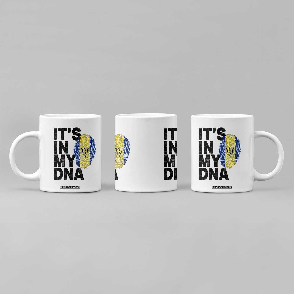 It's In My DNA Barbados Barbadian Coffee Mug Pride Heritage Patriotic Gift TS10 Print Your Wear
