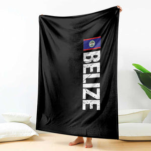 Belize Flag Throw Blanket Distressed Central American Pride Heritage Gift TS10 Print Your Wear