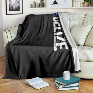 Belize Flag Throw Blanket Distressed Central American Pride Heritage Gift TS10 Print Your Wear