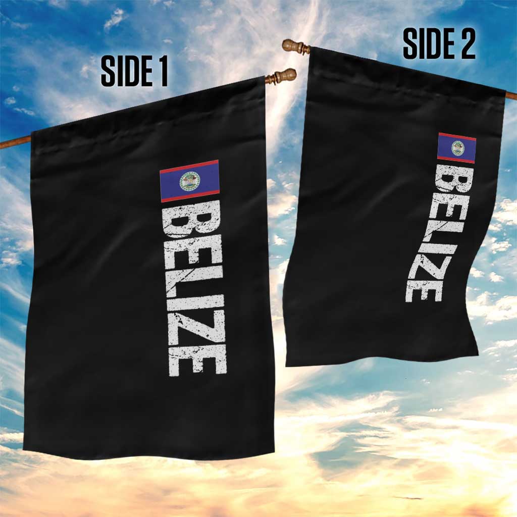 Belize Flag Garden Flag Distressed Central American Pride Heritage Gift TS10 Print Your Wear