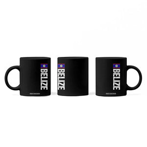 Belize Flag Coffee Mug Distressed Central American Pride Heritage Gift TS10 Print Your Wear