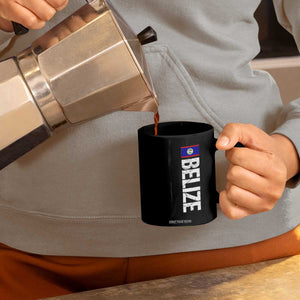 Belize Flag Coffee Mug Distressed Central American Pride Heritage Gift TS10 Print Your Wear