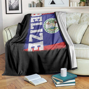 Vintage Belize Throw Blanket Distressed Flag Central American Pride Heritage Gift TS10 Print Your Wear
