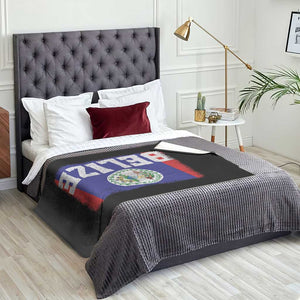 Vintage Belize Throw Blanket Distressed Flag Central American Pride Heritage Gift TS10 Print Your Wear