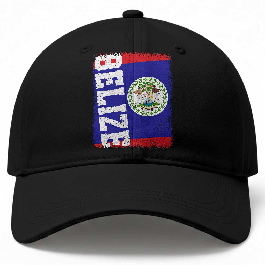 Vintage Belize Baseball Cap Distressed Flag Central American Pride Heritage Gift TS10 Print Your Wear