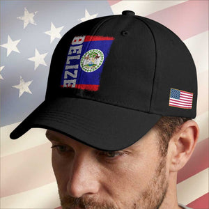 Vintage Belize Baseball Cap Distressed Flag Central American Pride Heritage Gift TS10 Print Your Wear